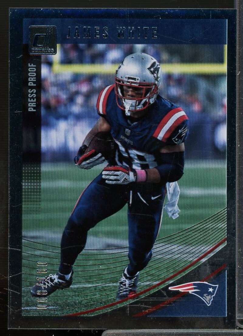 James White Card 2018 Donruss Press Proof Silver #190  Image 1