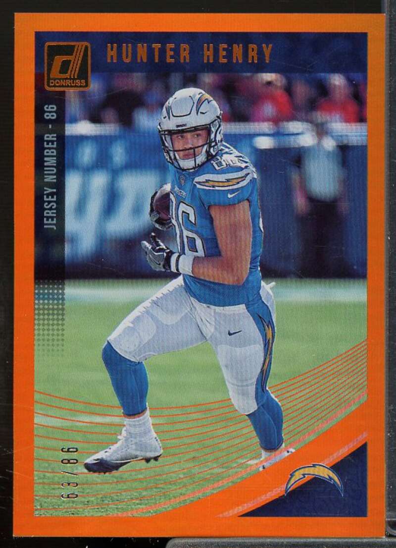 Hunter Henry Card 2018 Donruss Jersey Number #162  Image 1