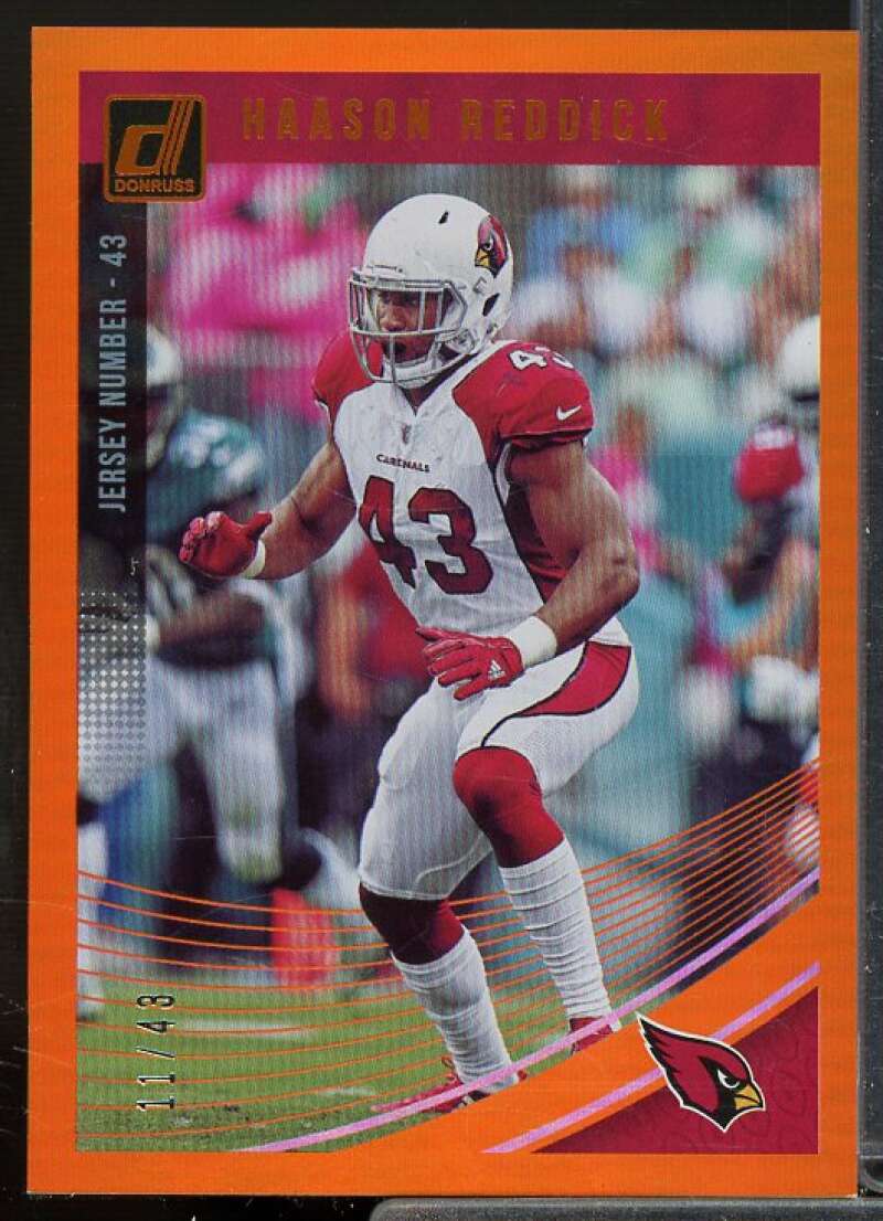 Haason Reddick Card 2018 Donruss Jersey Number #4  Image 1