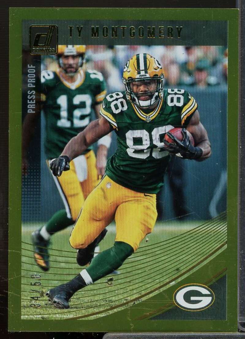 Ty Montgomery Card 2018 Donruss Press Proof Gold #111  Image 1