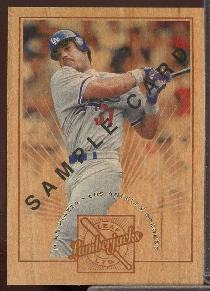 Mike Piazza Card 1996 Leaf Limited Lumberjacks Samples #8  Image 1