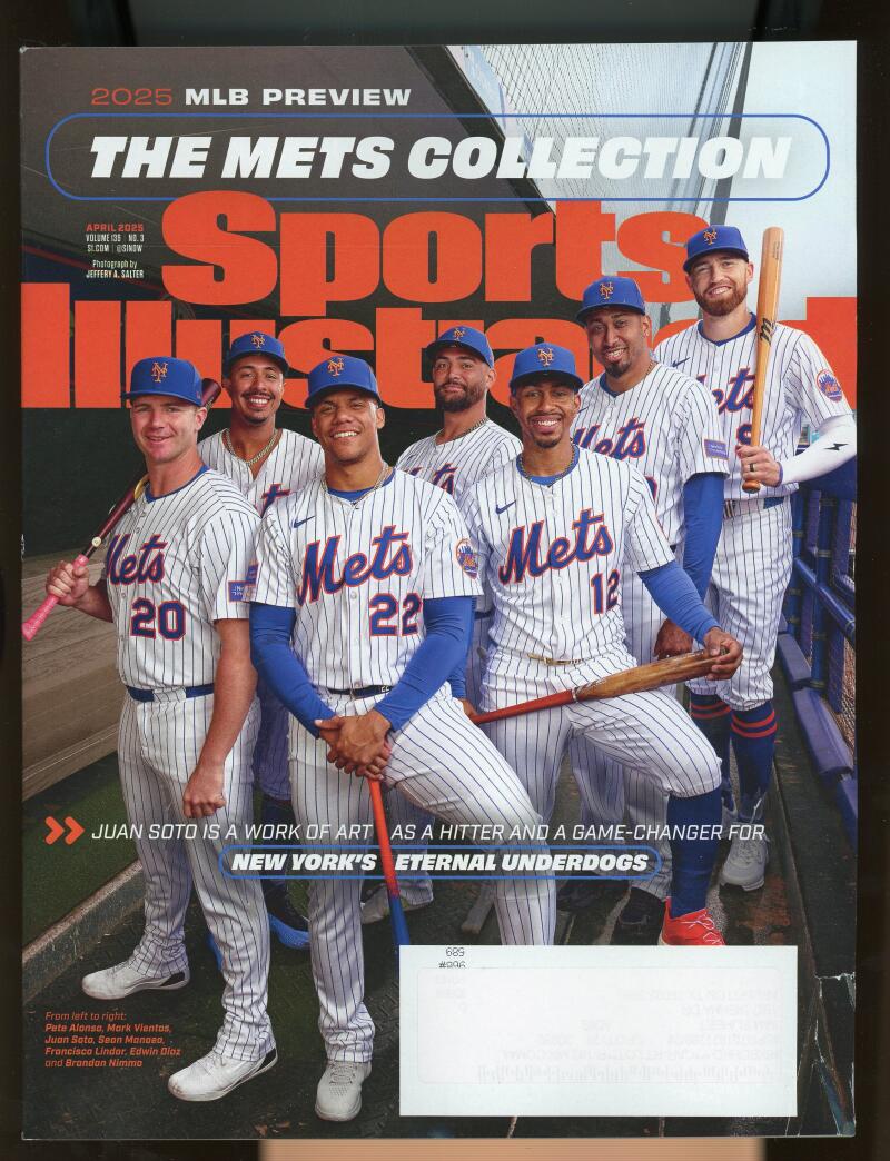 Sports Illustrated Magazine Mets Collection April 2025 MLB Baseball Vol. 136 #3 Image 1