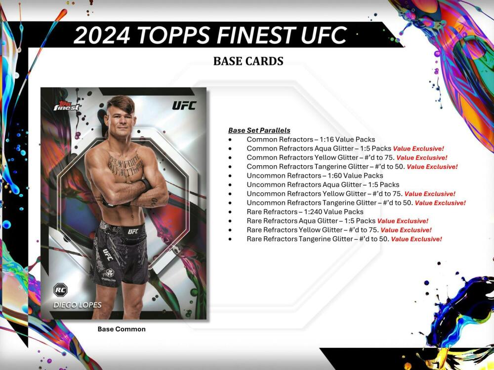 2024 Topps UFC Finest 6-Pack Blaster Box Image 4