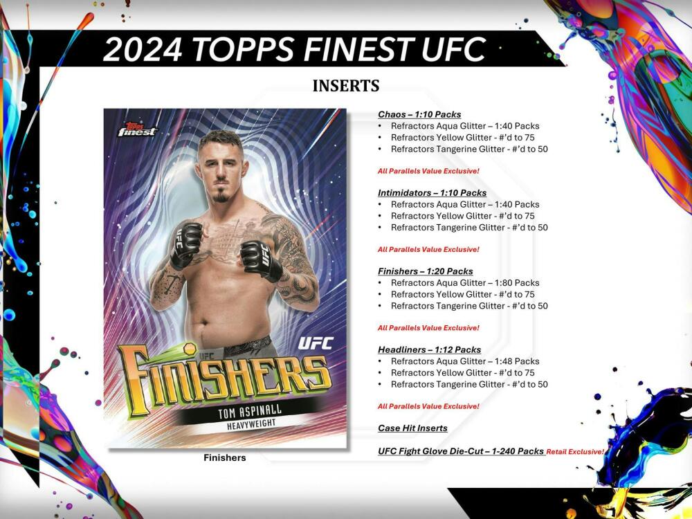 2024 Topps UFC Finest 6-Pack Blaster Box Image 5