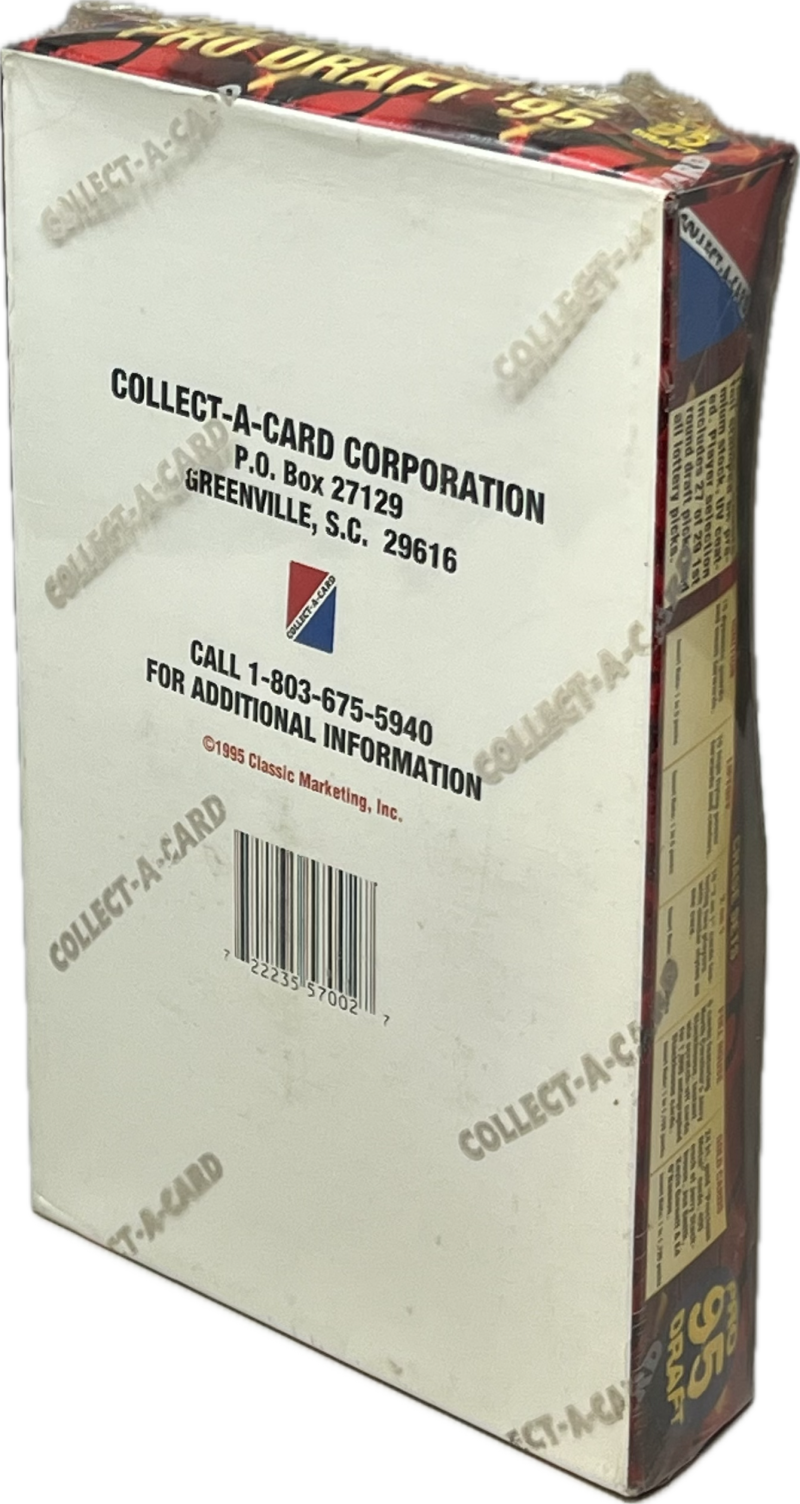 1995 Classic Collect-A-Card Pro Draft Basketball Box Image 3
