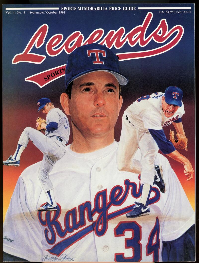 Legends Sports Memorabilia Price Guide September October 1991 Vol. 4 #4 w/ Cards Image 1