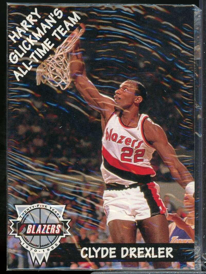 Clyde Drexler/Glickman's All-Time Team Card 1994-95 Trail Blazers Franz #11  Image 1