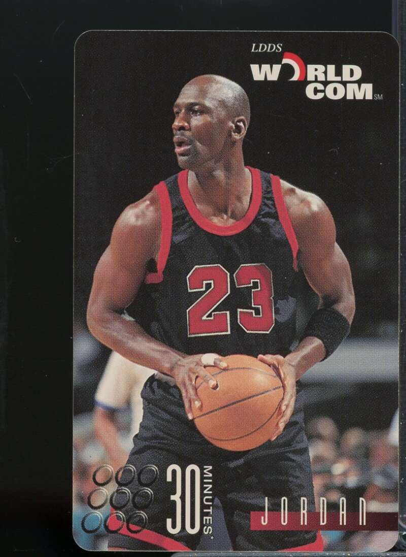 Michael Jordan Card 30 Minutes 1996 World Com Phone  Image 1