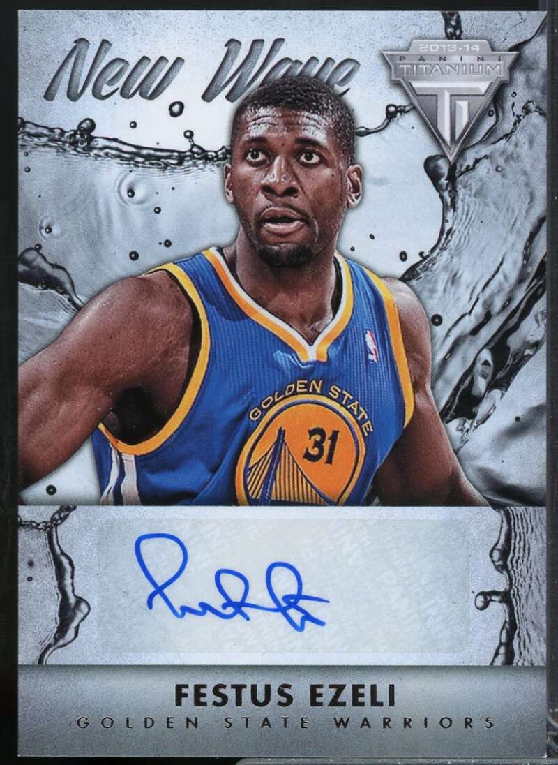 Festus Ezeli Card 2013-14 Panini Titanium New Wave Signatures #32  Image 1