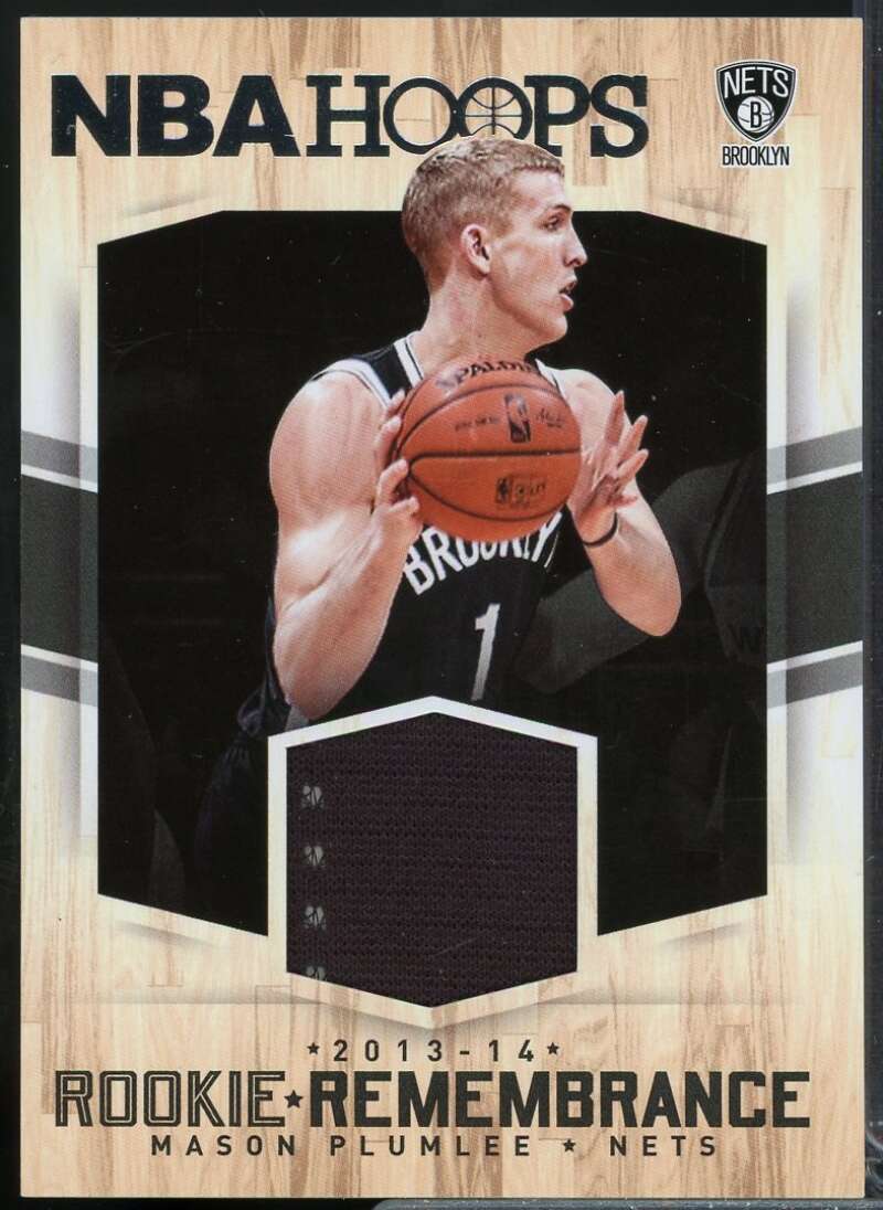 Mason Plumlee Card 2015-16 Hoops Rookie Remembrance Memorabilia #34  Image 1