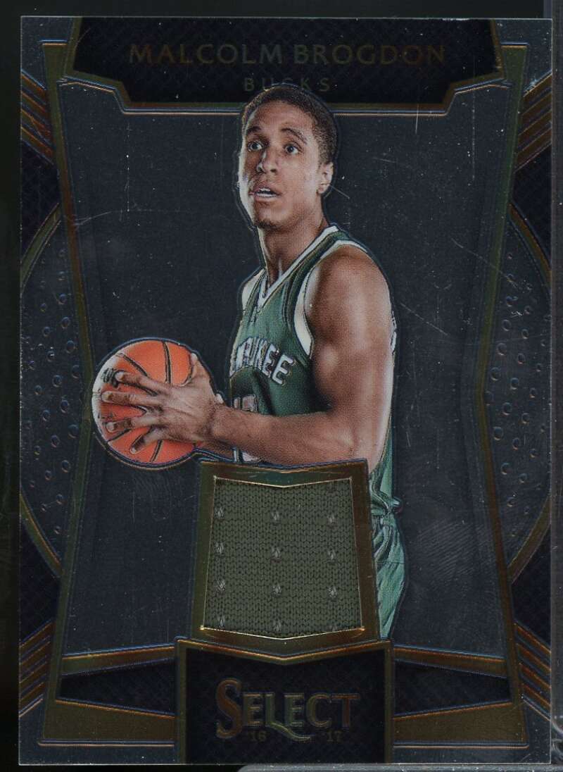 Malcolm Brogdon Rookie Card 2016-17 Select Rookie Swatches #26  Image 1