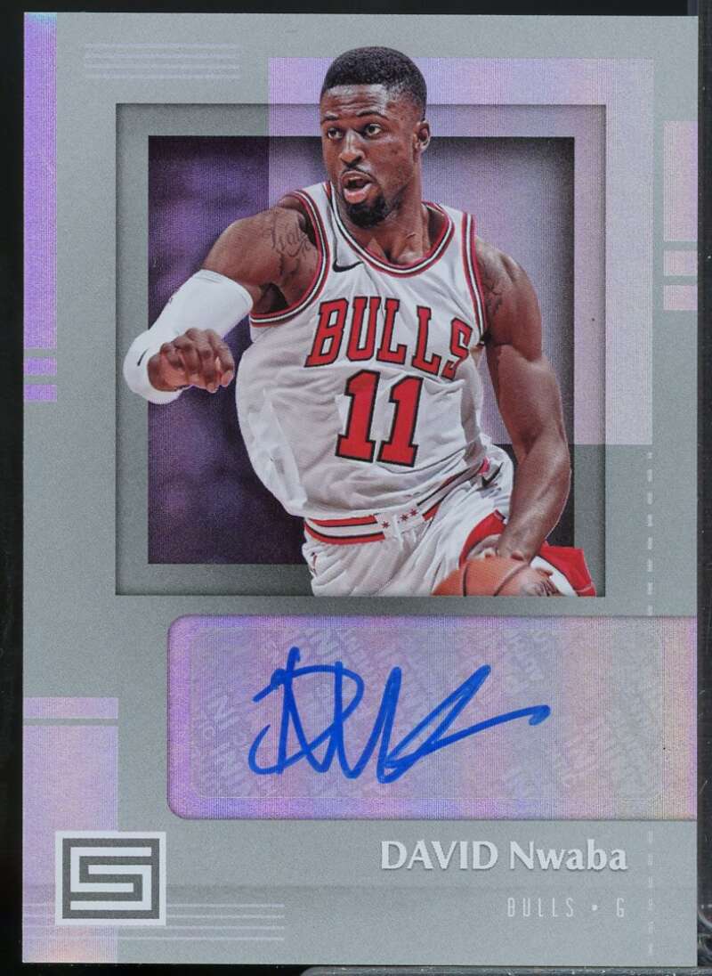David Nwaba Card 2017-18 Panini Status Signatures #16  Image 1