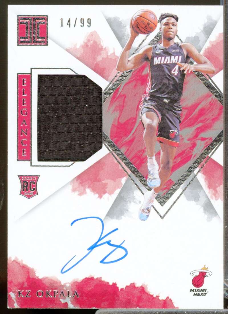 KZ Okpala JSY AU Card 2019-20 Panini Impeccable #174  Image 1
