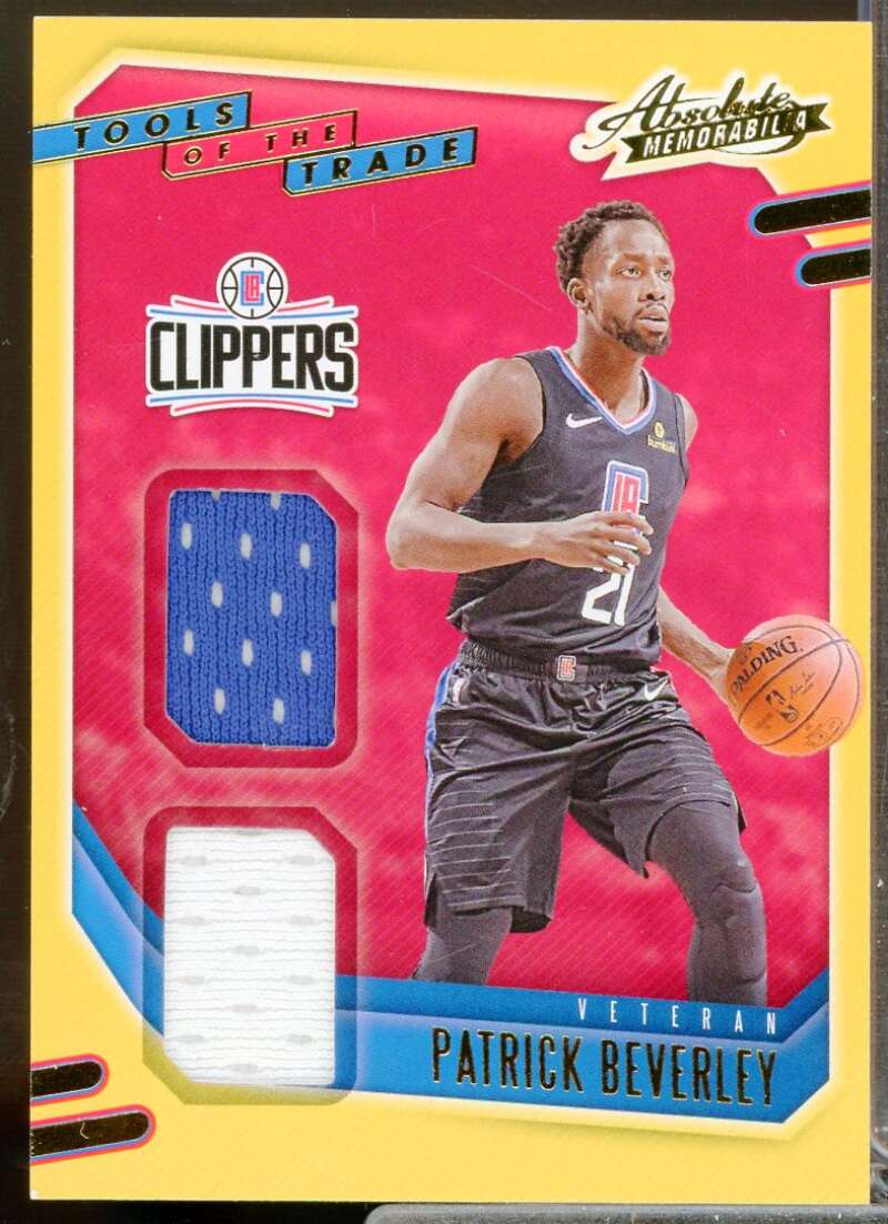 P. Beverley 2020-21 Absolute Memorabilia Veteran Tools of the Trade Level 1 #24  Image 1
