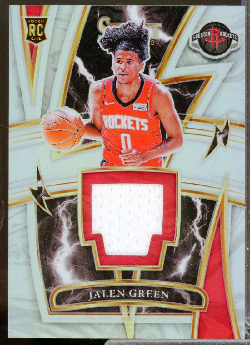 Jalen Green Rookie Card 2021-22 Select Sparks Memorabilia #8  Image 1
