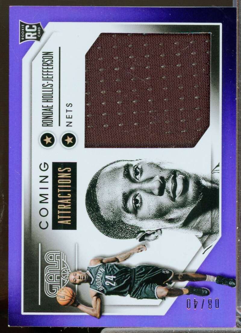 Rondae Hollis-Jefferson 2015-16 Gala Coming Attractions Memorabilia Purple #22  Image 1