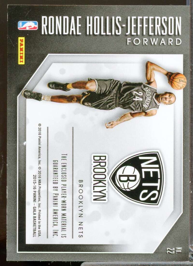 Rondae Hollis-Jefferson 2015-16 Gala Coming Attractions Memorabilia Purple #22  Image 2