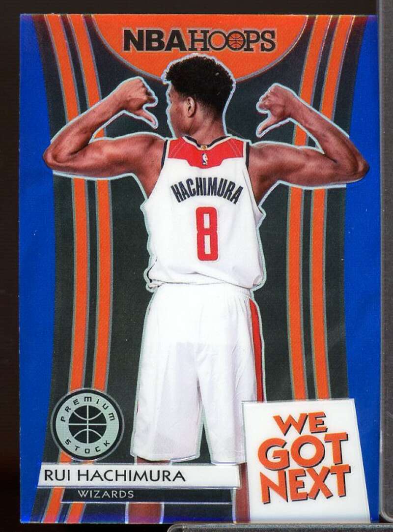 Rui Hachimura Rookie Card 2019-20 Hoops Premium Stock We Got Next Holo #23  Image 1
