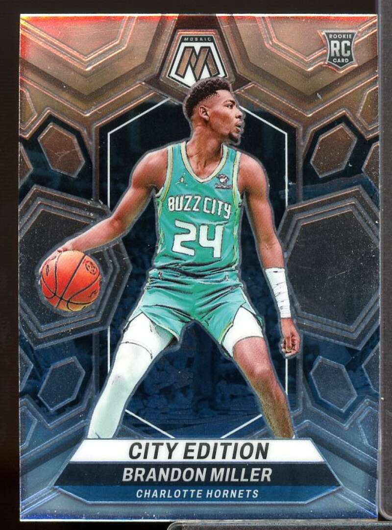 Brandon Miller/City Edition Rookie Card 2023-24 Panini Mosaic #277  Image 1