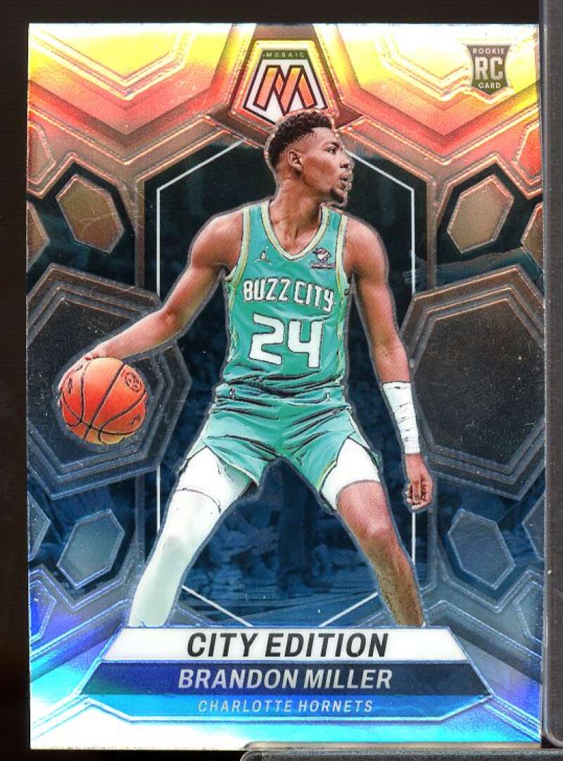 Brandon Miller/City Edition Rookie Card 2023-24 Panini Mosaic #277  Image 1