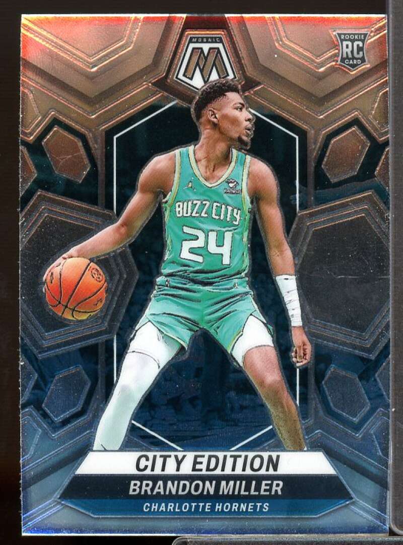 Brandon Miller/City Edition Rookie Card 2023-24 Panini Mosaic #277  Image 1