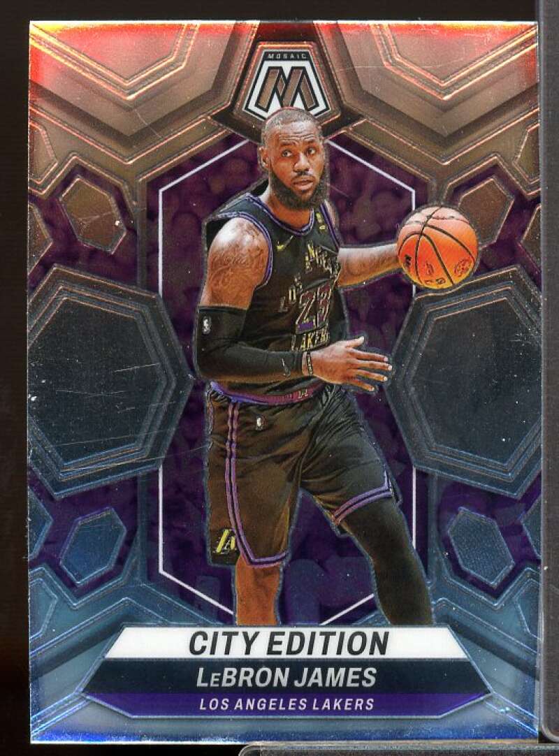 LeBron James/City Edition Card 2023-24 Panini Mosaic #278  Image 1