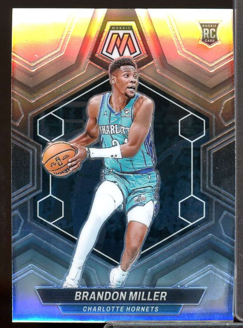 Brandon Miller Rookie Card 2023-24 Panini Mosaic #202  Image 1