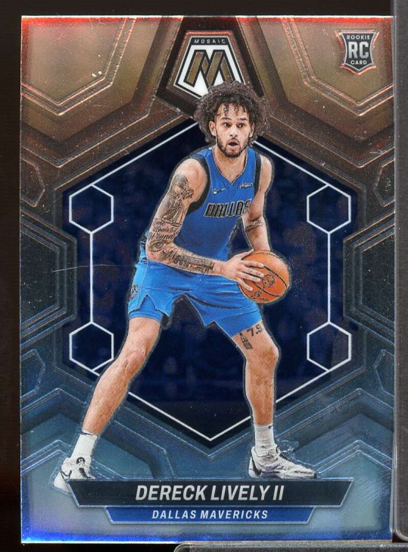 Dereck Lively II Rookie Card 2023-24 Panini Mosaic #248  Image 1