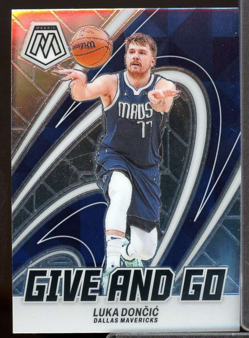 Luka Doncic Card 2023-24 Panini Mosaic Give Go #11  Image 1