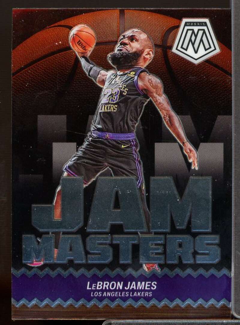 LeBron James Card 2023-24 Panini Mosaic Jam Masters #14  Image 1
