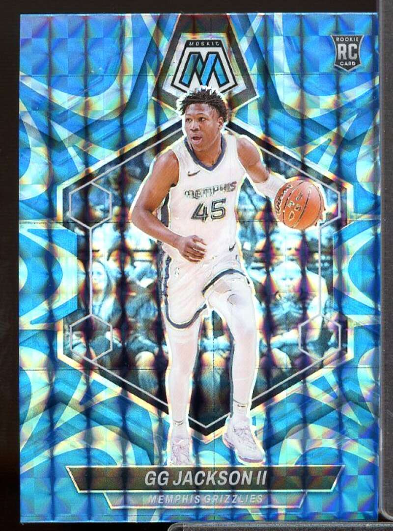 GG Jackson II Rookie Card 2023-24 Panini Mosaic Mosaic Reactive Blue #228  Image 1