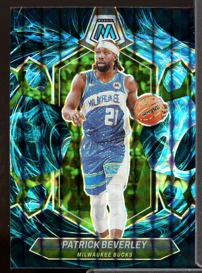 Patrick Beverley Card 2023-24 Panini Mosaic Mosaic Reactive Blue #118  Image 1