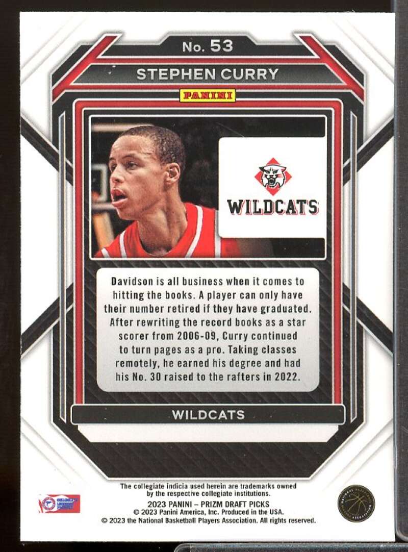 Stephen Curry Card 2023-24 Panini Prizm Draft Picks #53  Image 2