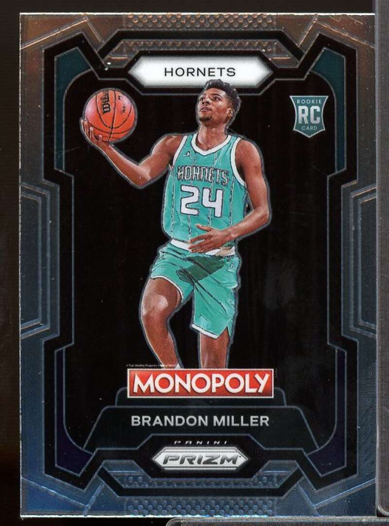 Brandon Miller Rookie Card 2023-24 Panini Prizm Monopoly #15  Image 1