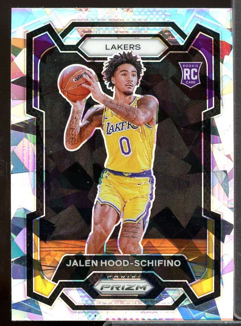 Jalen Hood-Schifino Rookie Card 2023-24 Panini Prizm Prizms Ice #145  Image 1