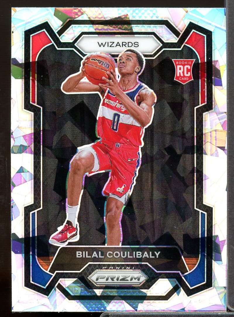 Bilal Coulibaly Rookie Card 2023-24 Panini Prizm Prizms Ice #153  Image 1