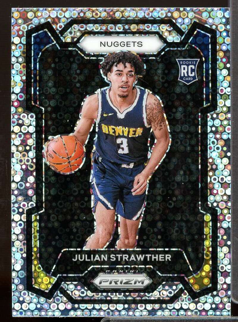 Julian Strawther Rookie Card 2023-24 Panini Prizm Prizms Fast Break #133  Image 1
