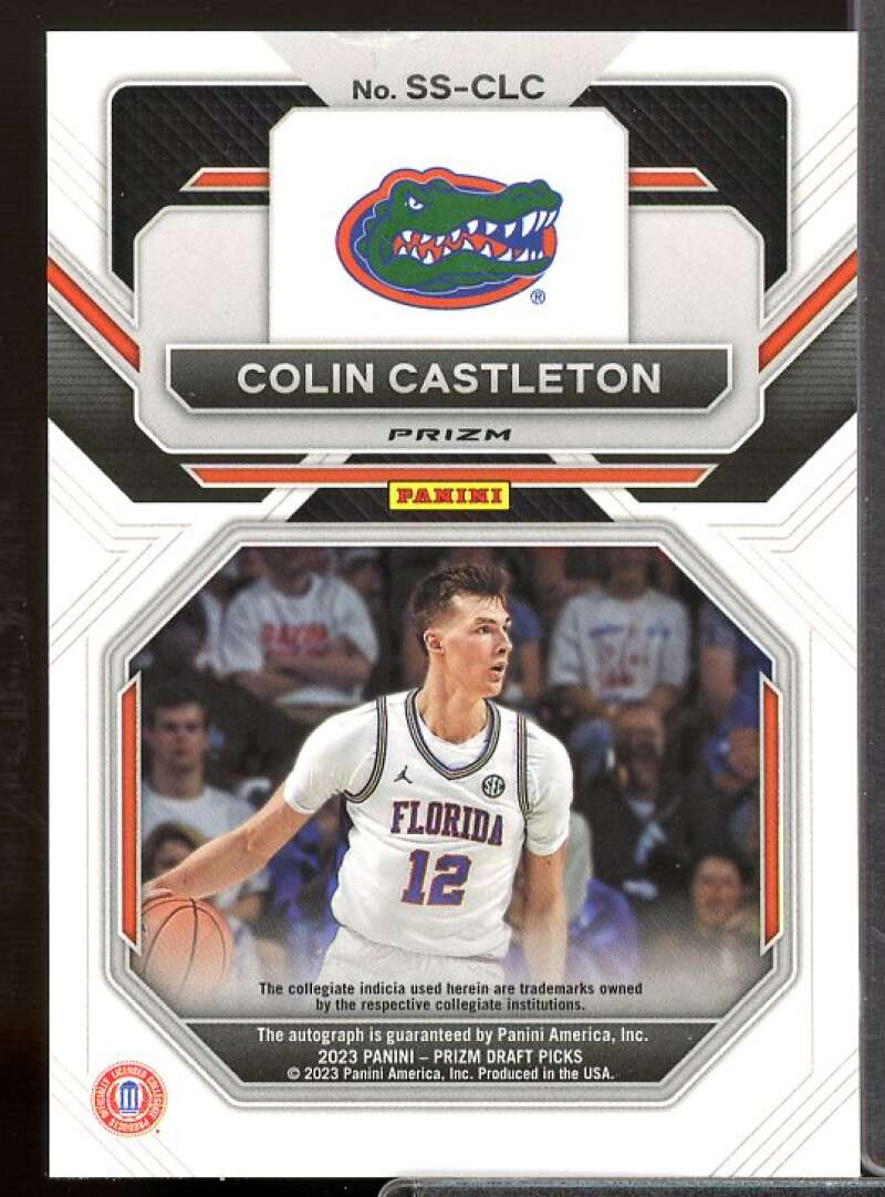 Colin Castleton 2023 Prizm Draft Picks Sensational Signatures Prizms Green #26  Image 2