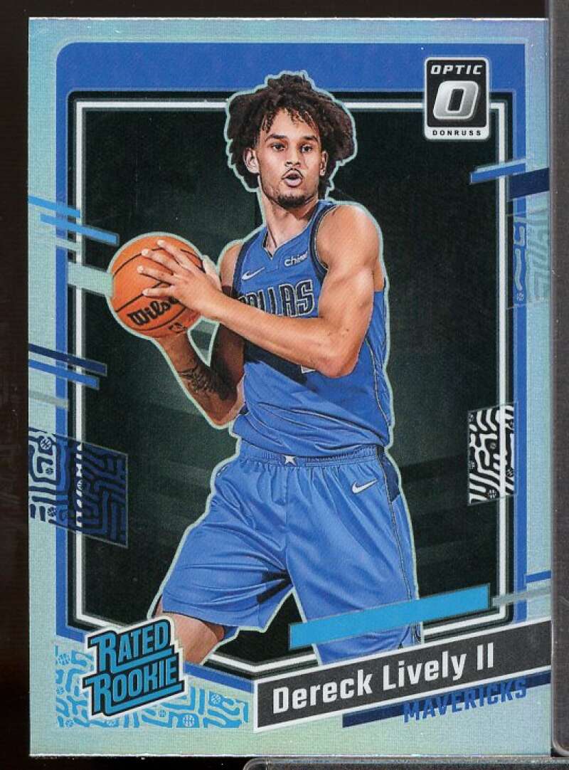 Dereck Lively II Rookie Card 2023-24 Donruss Optic Holo #245  Image 1