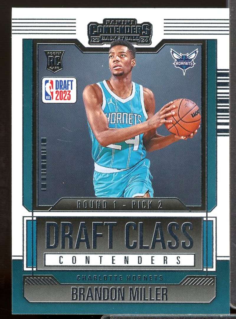 Brandon Miller Rookie Card 2023-24 Panini Contenders Draft Class Contenders #20  Image 1