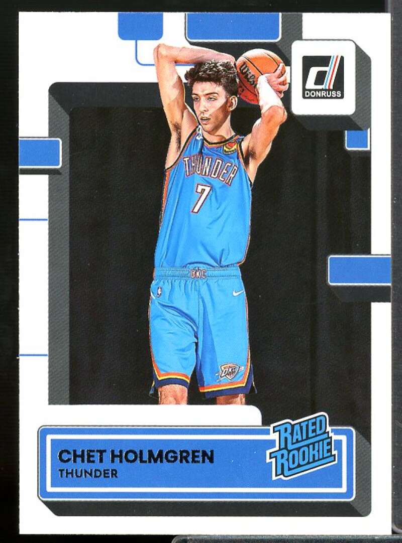 Chet Holmgren Rookie Rookie Card 2022-23 Donruss #202  Image 1