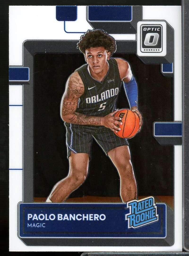 Paolo Banchero Rookie Rookie Card 2022-23 Donruss Optic #221  Image 1