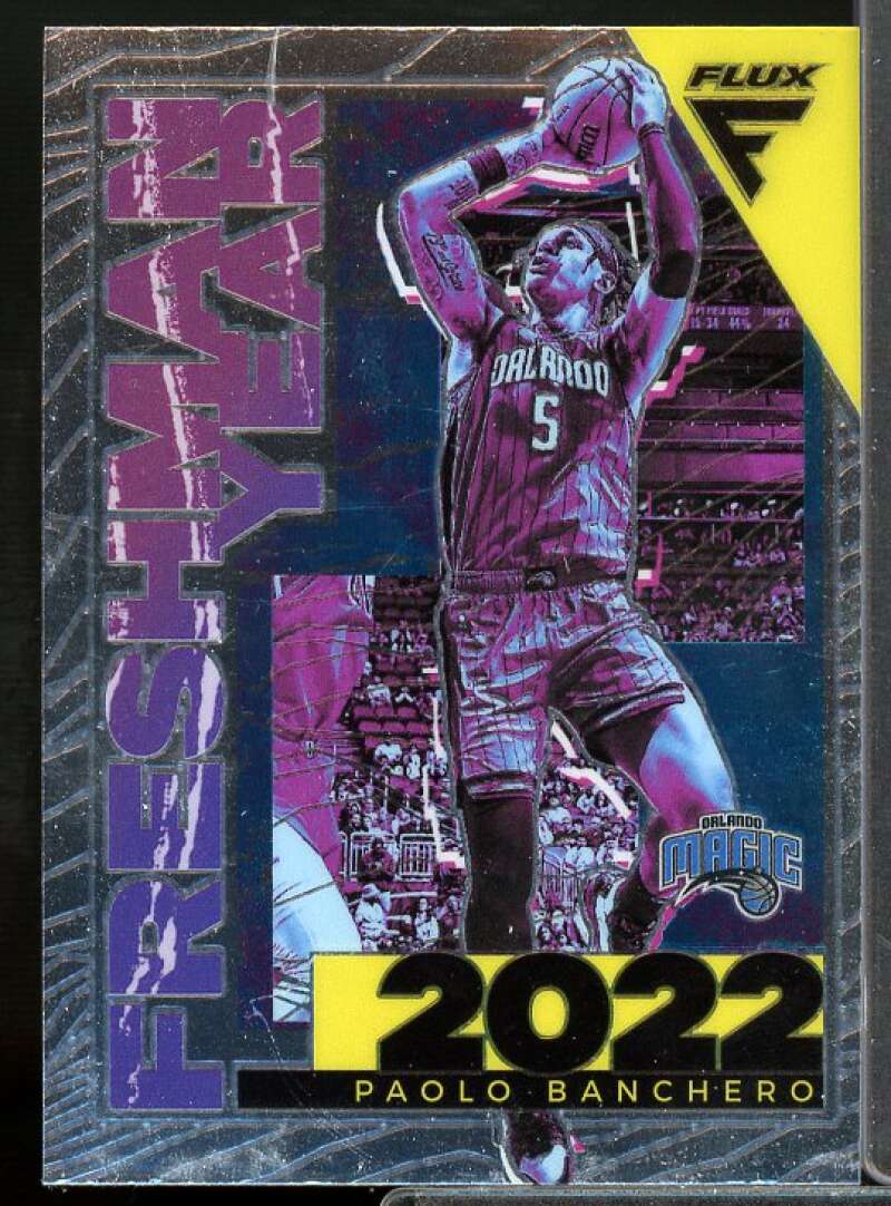 Paolo Banchero Rookie Card 2022-23 Panini Flux Freshman Year #17  Image 1