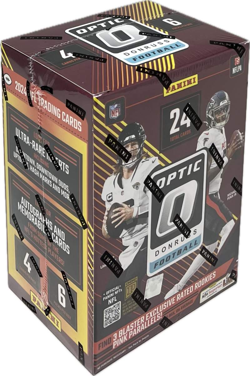 2024 Panini Donruss Optic Football 6-Pack Blaster Box (Pink Parallels) Image 1