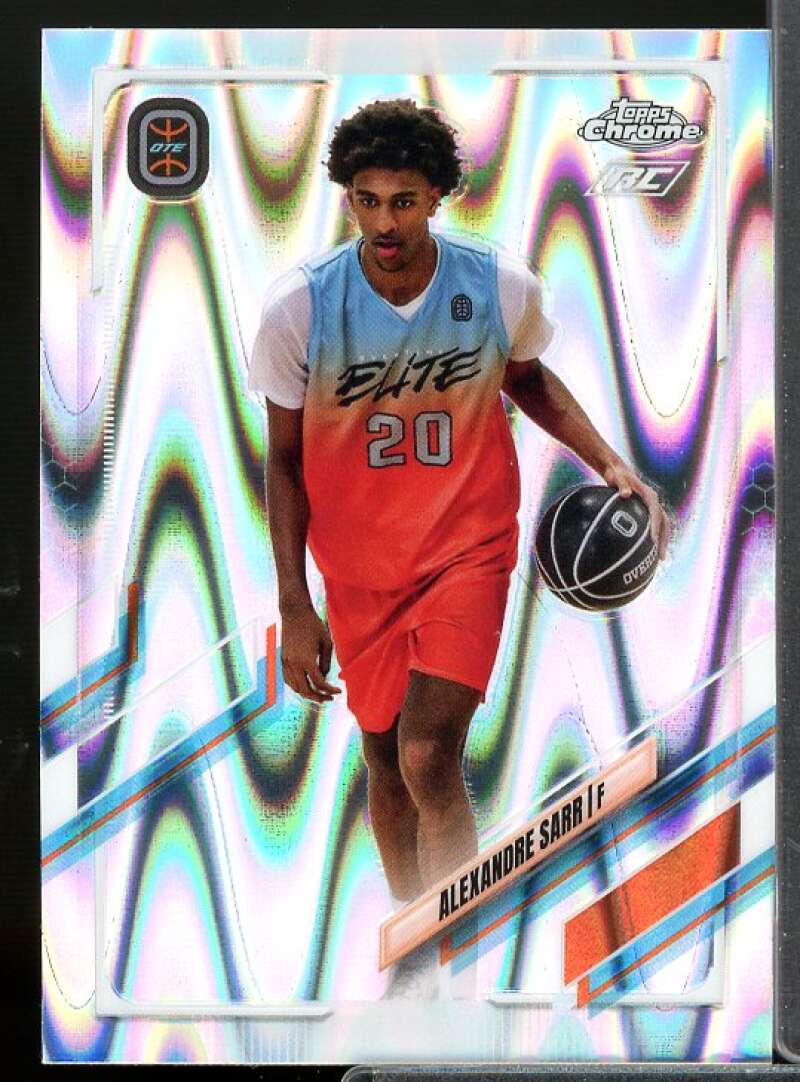 Alexandre Sarr Rookie 2021-22 Topps Chrome Overtime Elite RayWave Refractors #13  Image 1