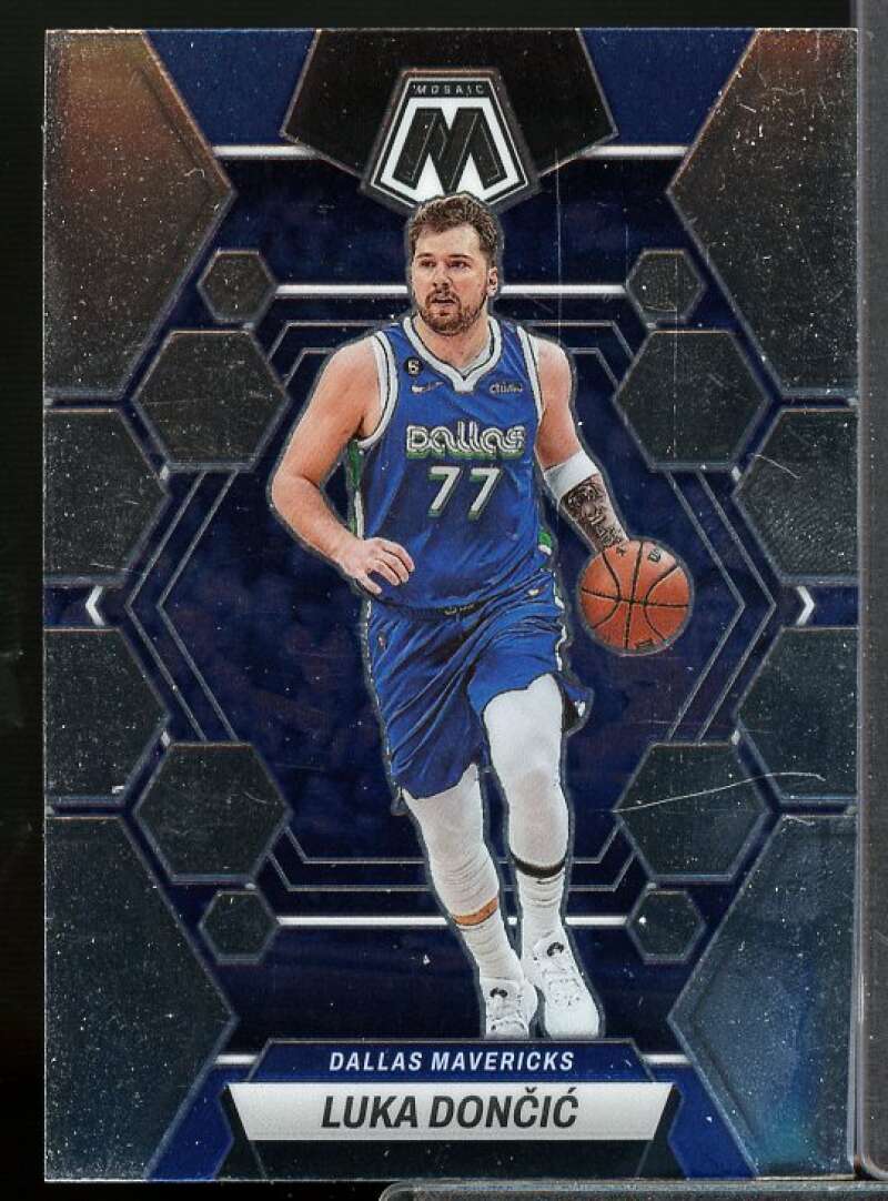 Luka Doncic Card 2022-23 Panini Mosaic #1  Image 1
