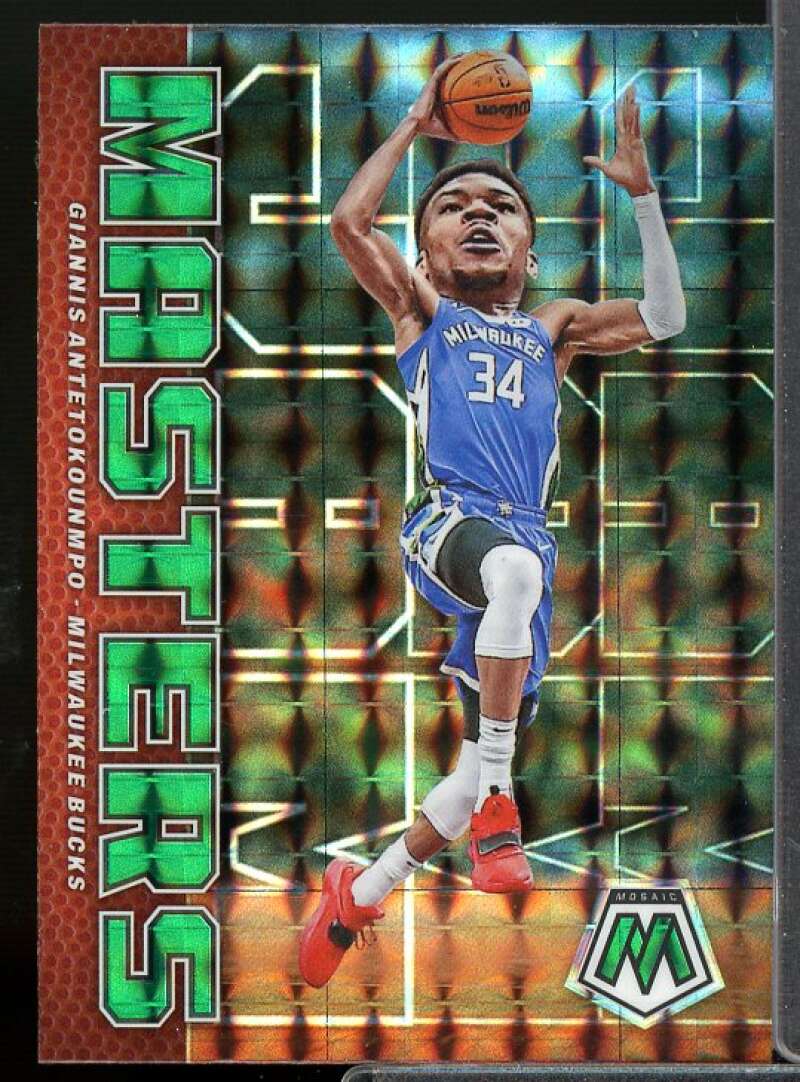 Giannis Antetokounmpo Card 2022-23 Panini Mosaic Jam Masters Mosaic #2  Image 1