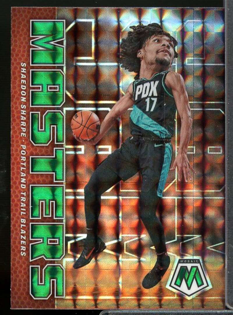 Shaedon Sharpe Card 2022-23 Panini Mosaic Jam Masters Mosaic #19  Image 1