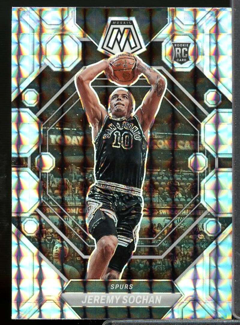 Jeremy Sochan Rookie Card 2022-23 Panini Mosaic Silver #226  Image 1