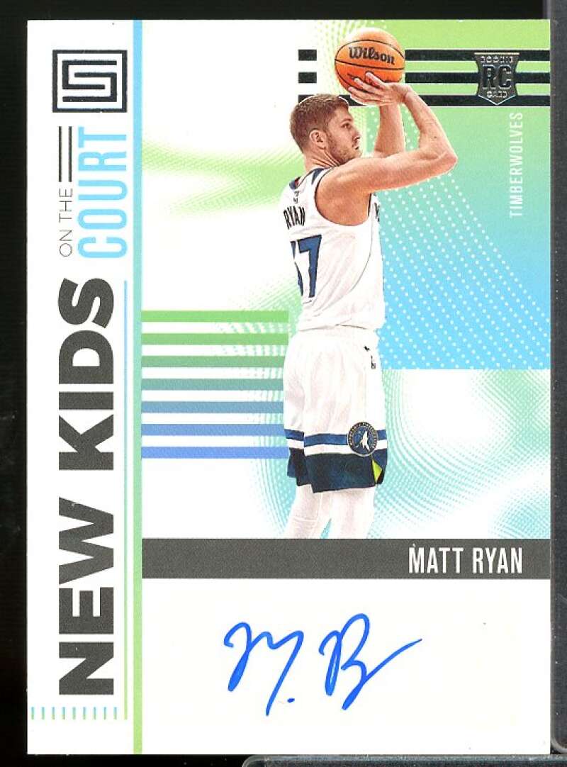 Matt Ryan Rookie 2022-23 Panini Chronicles New Kids on the Court Autographs #2  Image 1